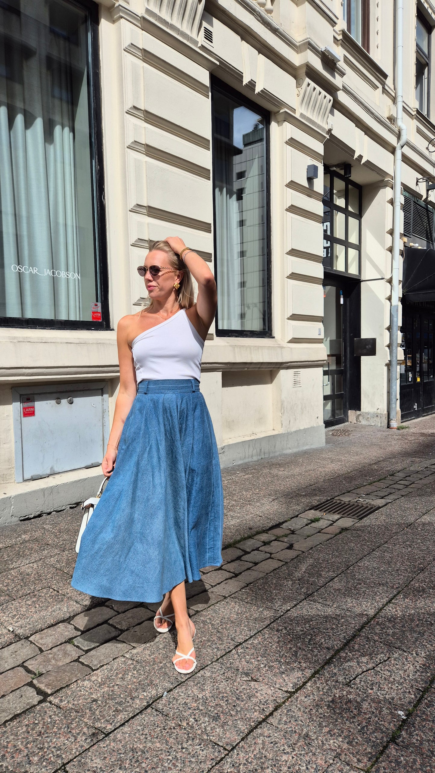 Emmy denim skirt