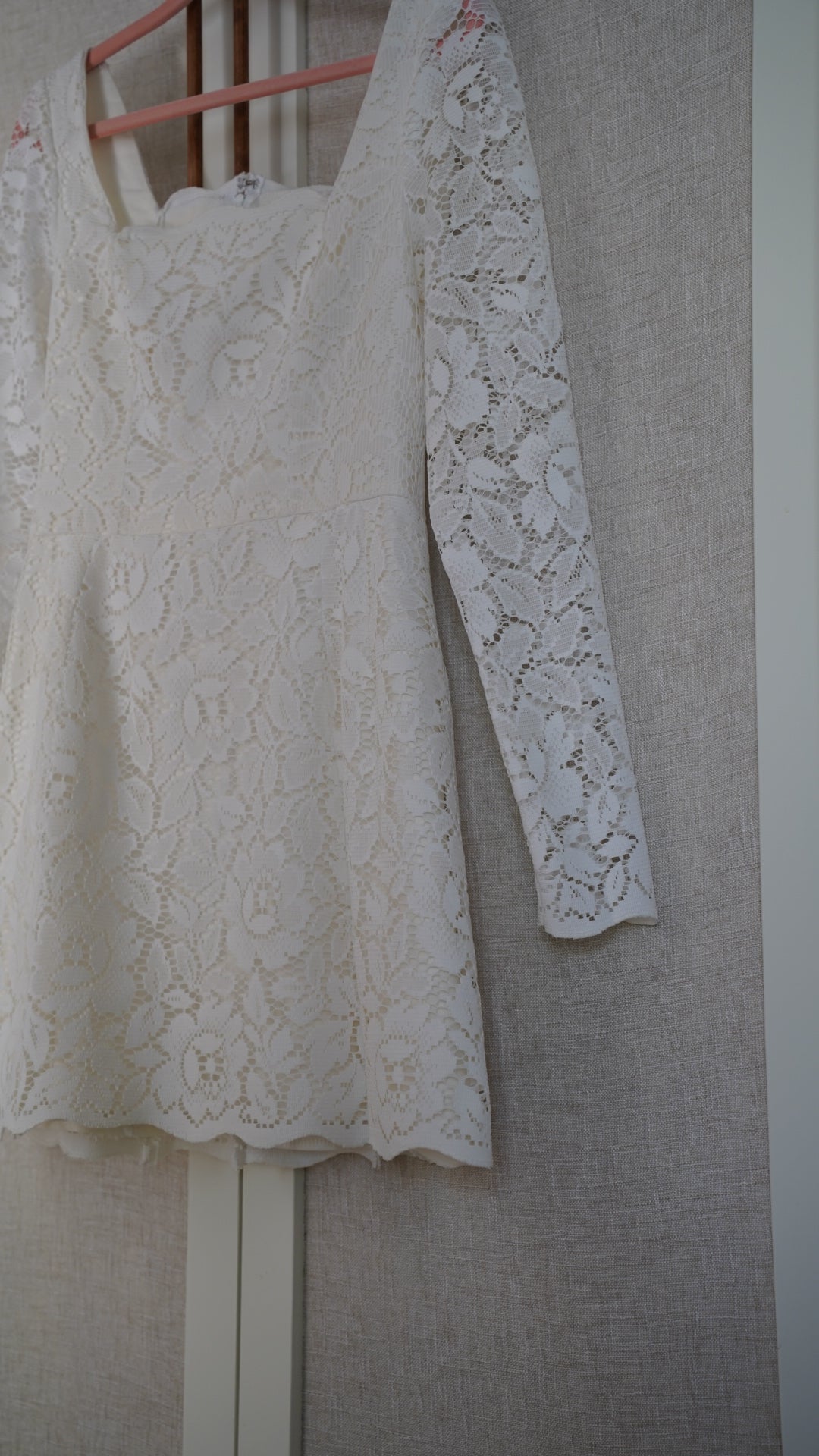 Lace mini dress