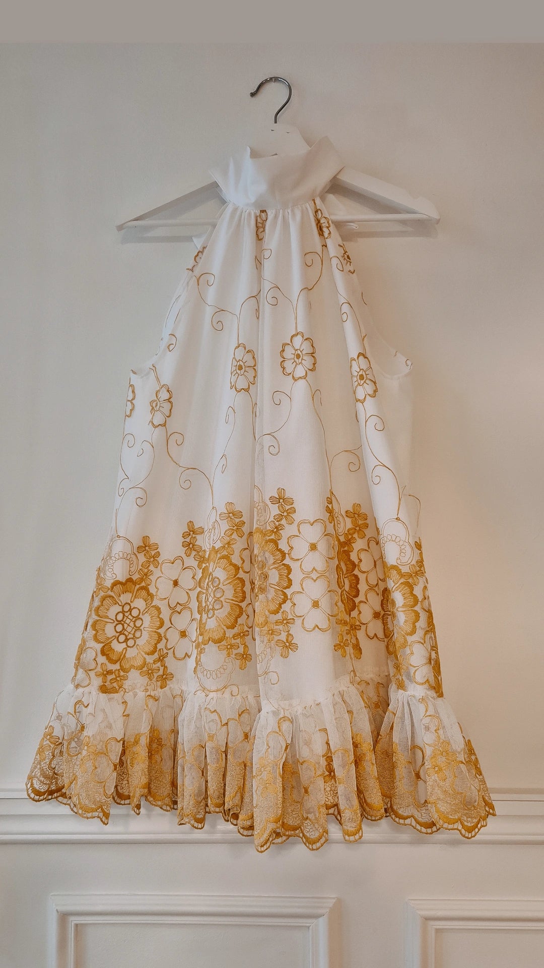 Sigrid mini lace ruffle dress