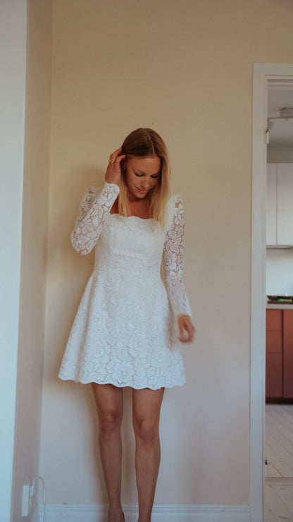Lace mini dress
