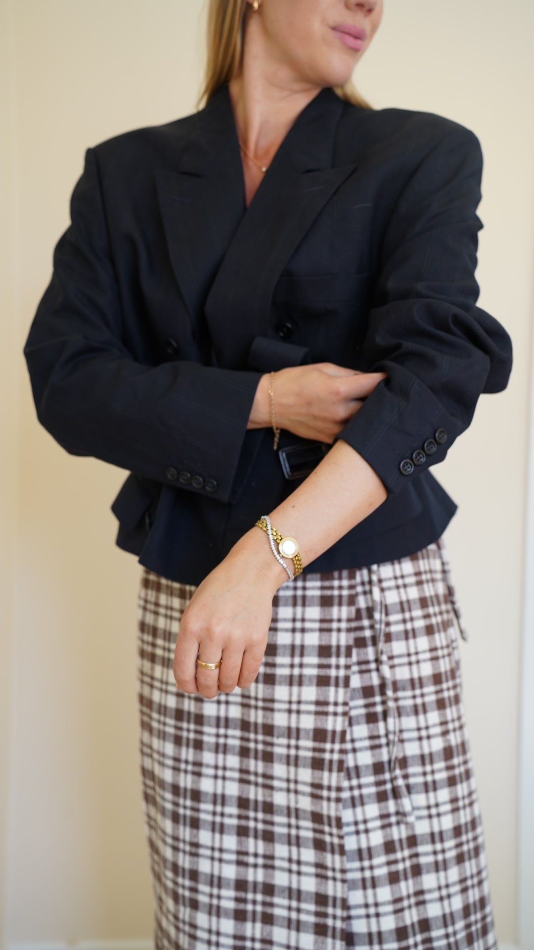 Cropped blazer