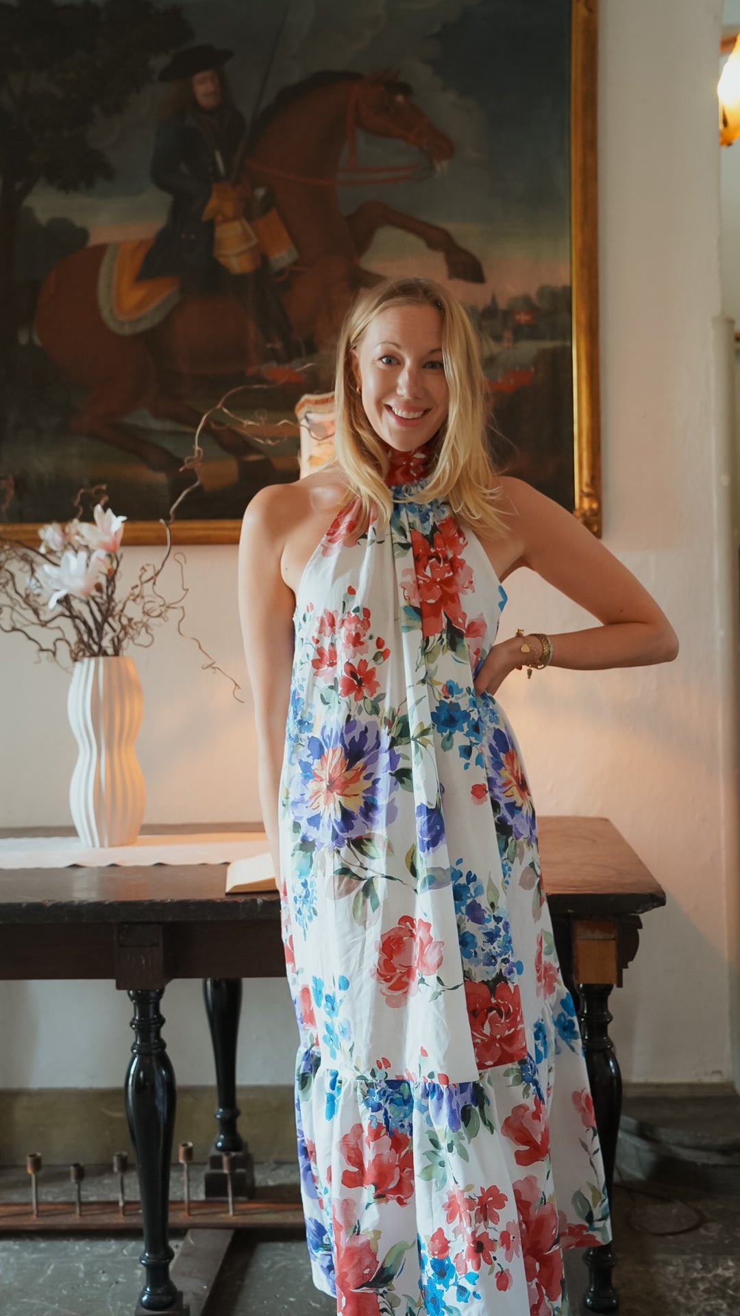 Sigrid midi-dress