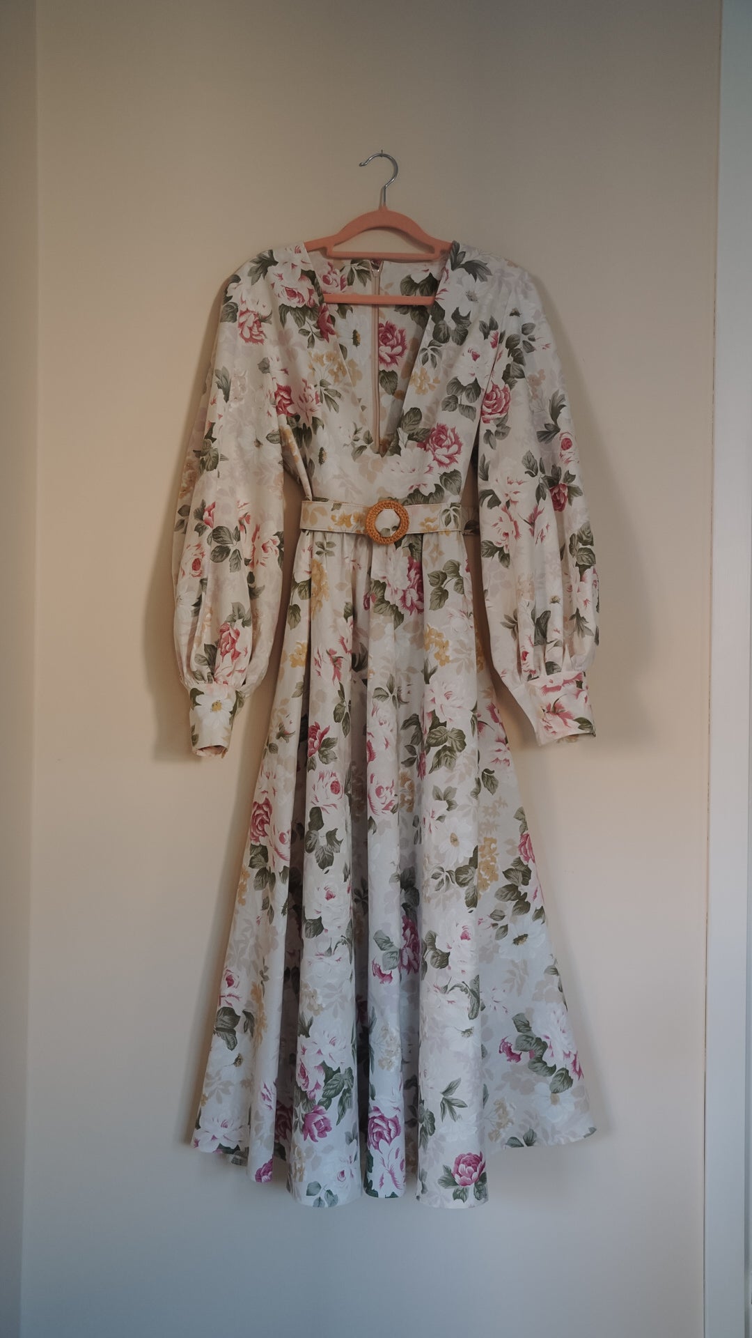 Long sleeve midi-dress