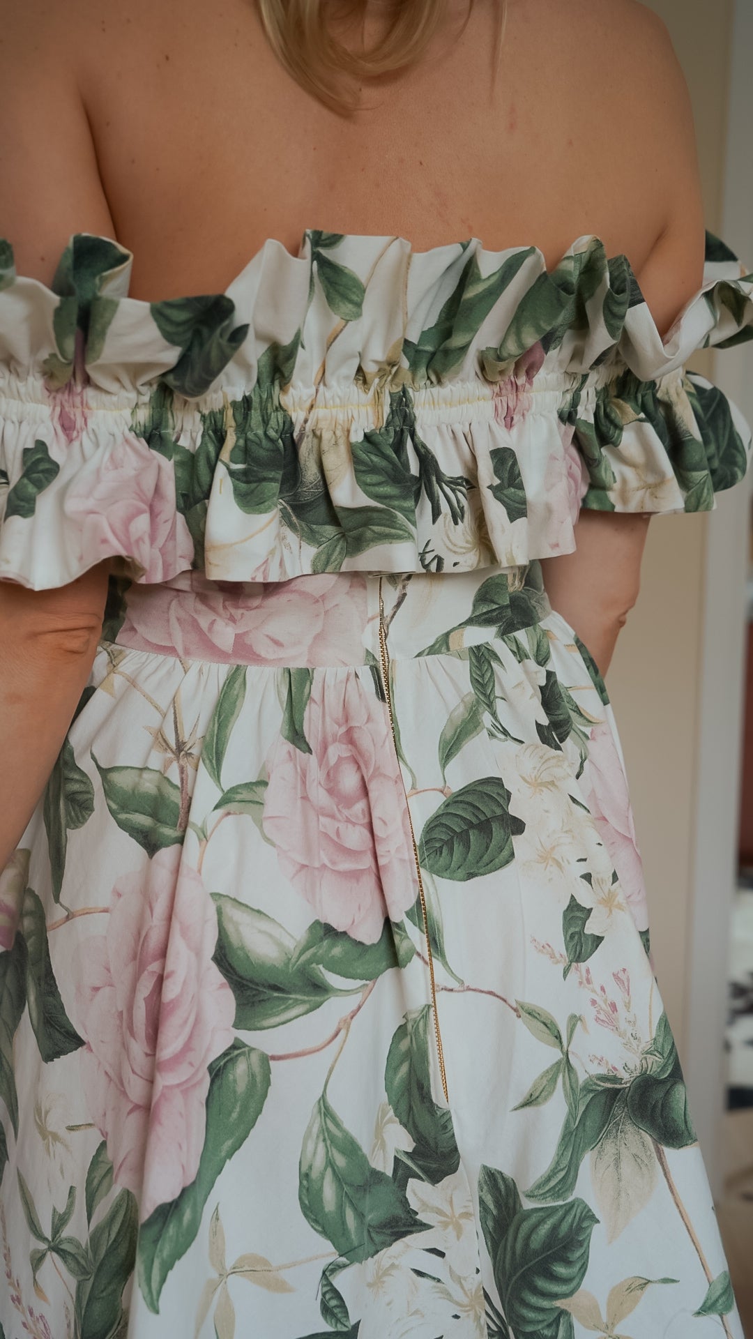 Off-shoulder dress