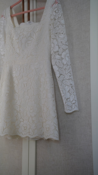 Lace mini dress