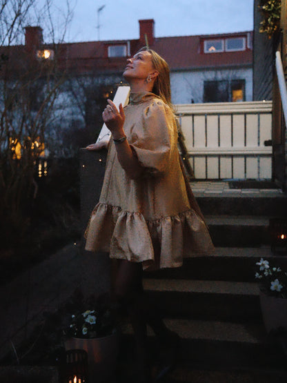 Golden Elsa mini dress