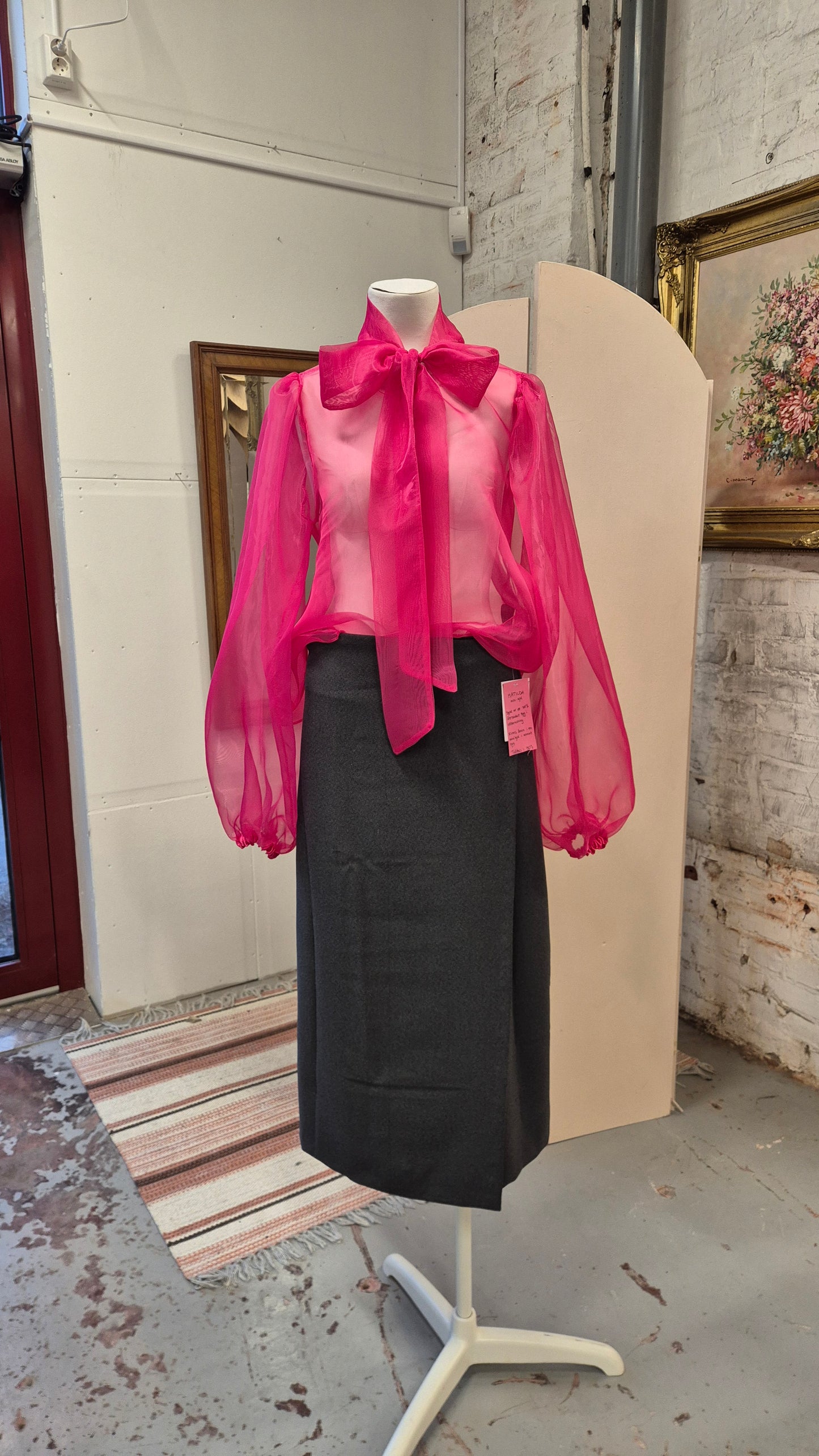 Ingrid sheer blouse