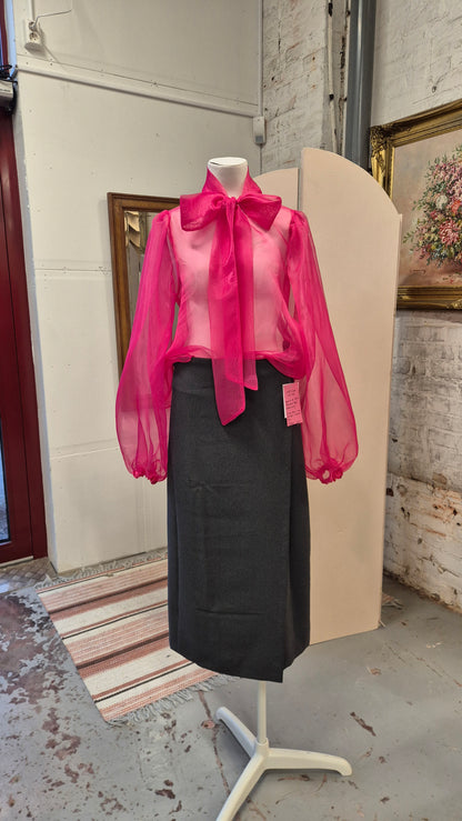 Ingrid sheer blouse