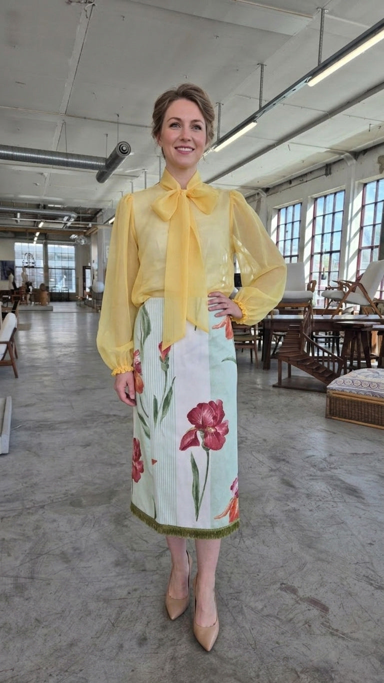Ingrid sheer blouse