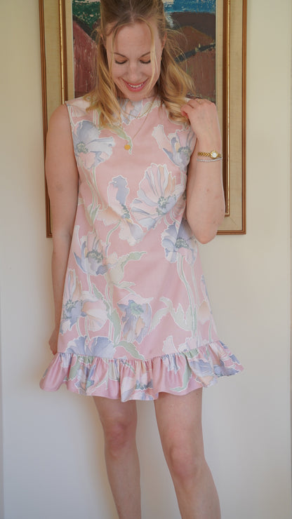 Open back mini dress