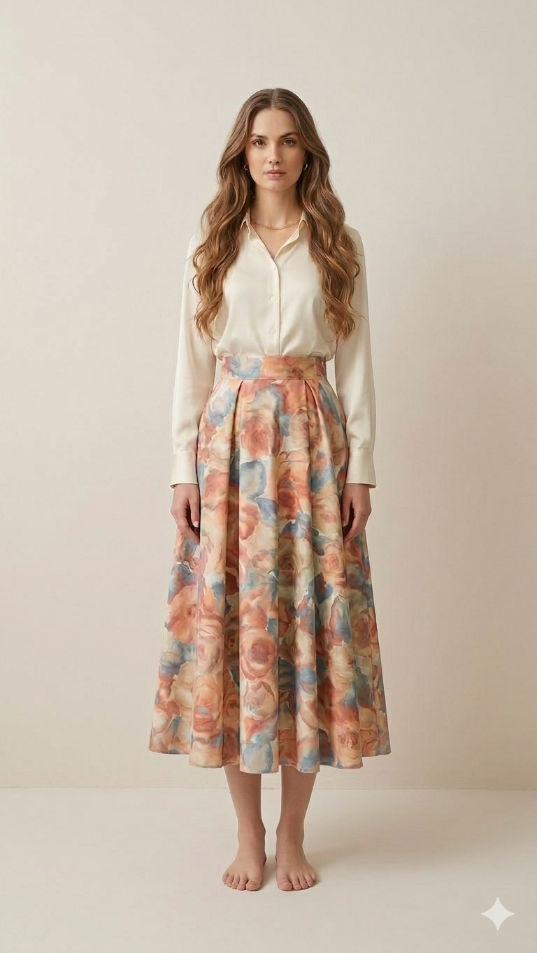 Emmy midi-skirt
