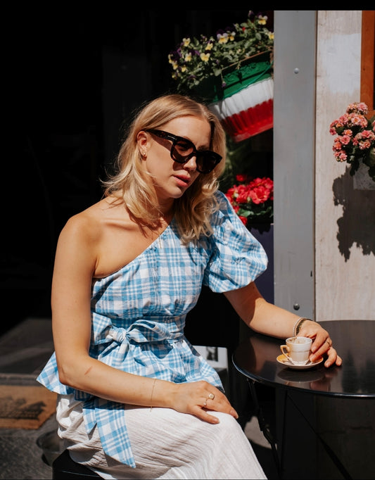 Elsa one shoulder top