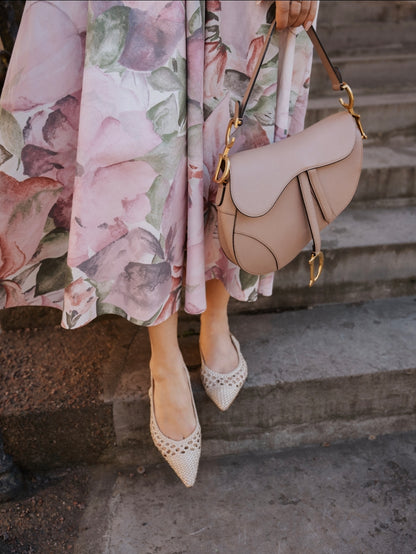 Emmy floral midi-skirt