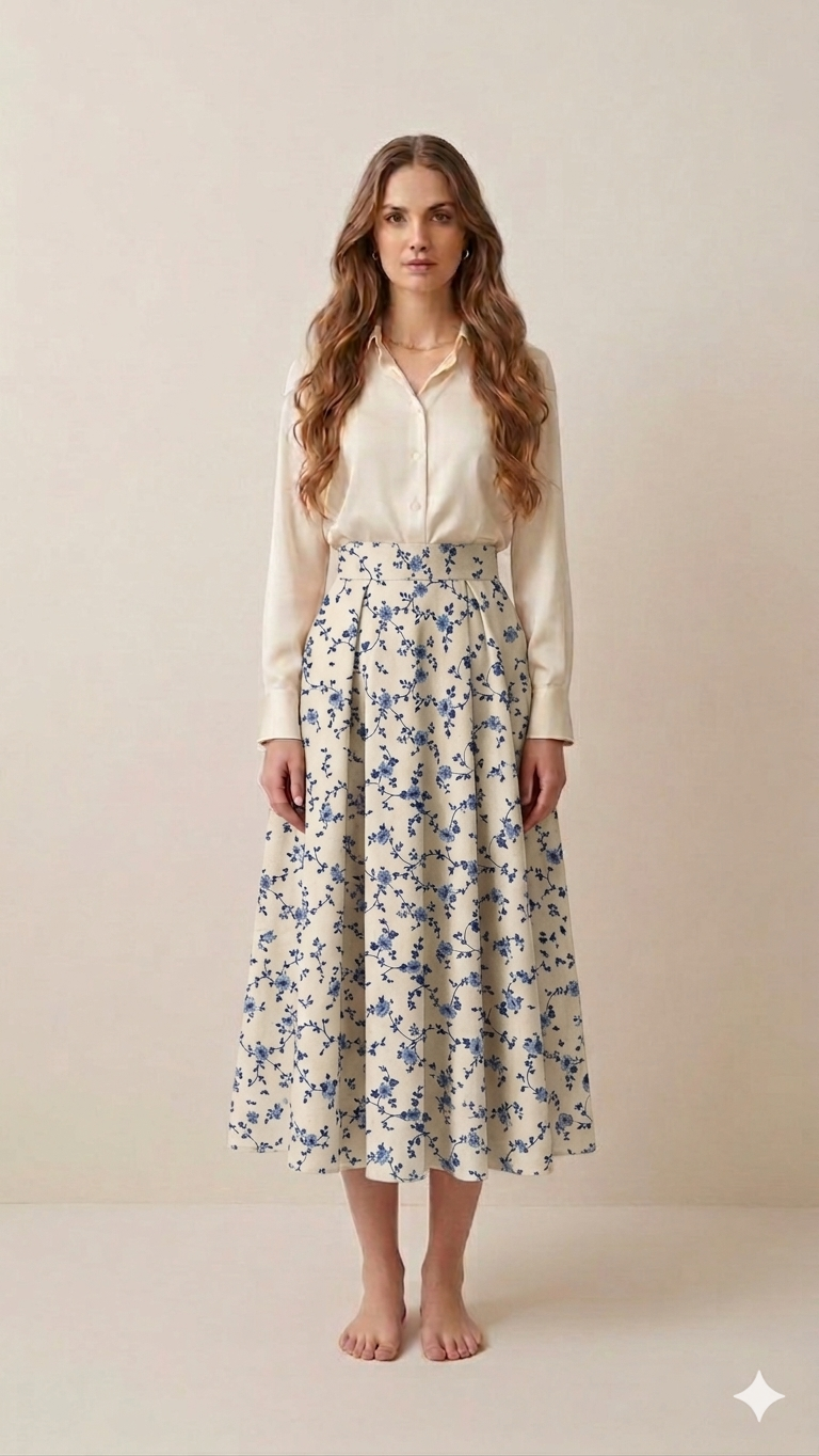 Emmy midi-skirt