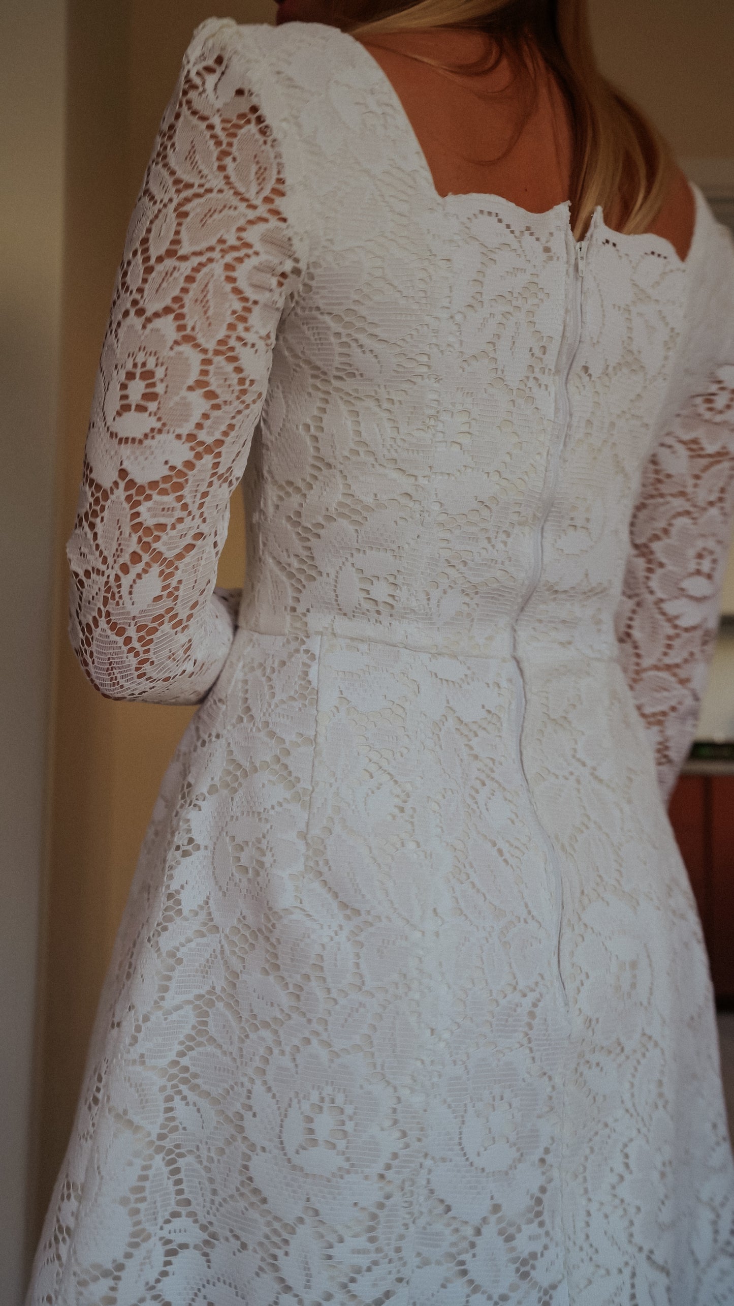 Lace mini dress