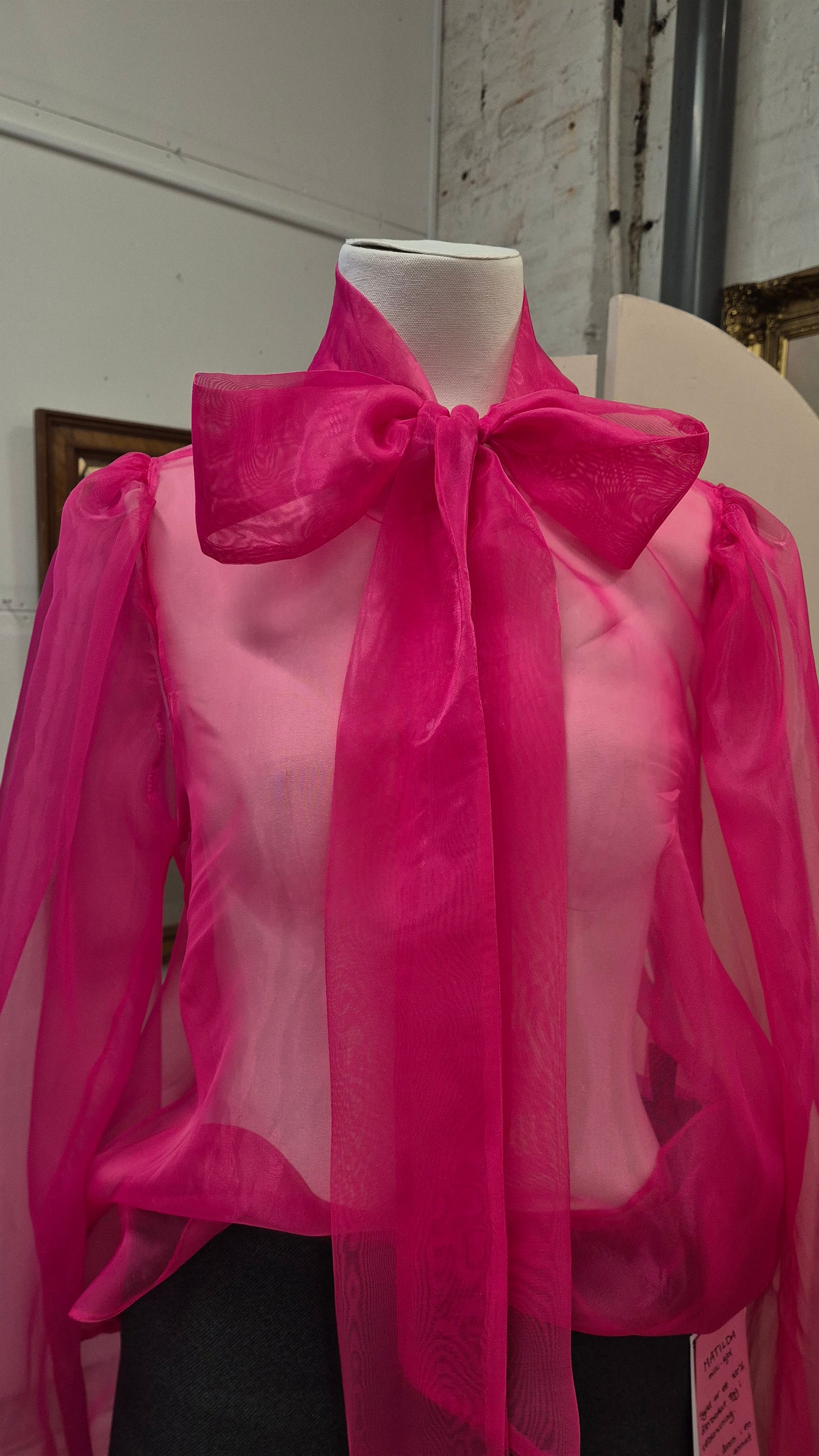 Ingrid sheer blouse