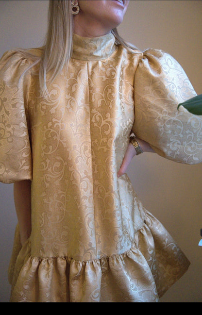 Golden Elsa mini dress