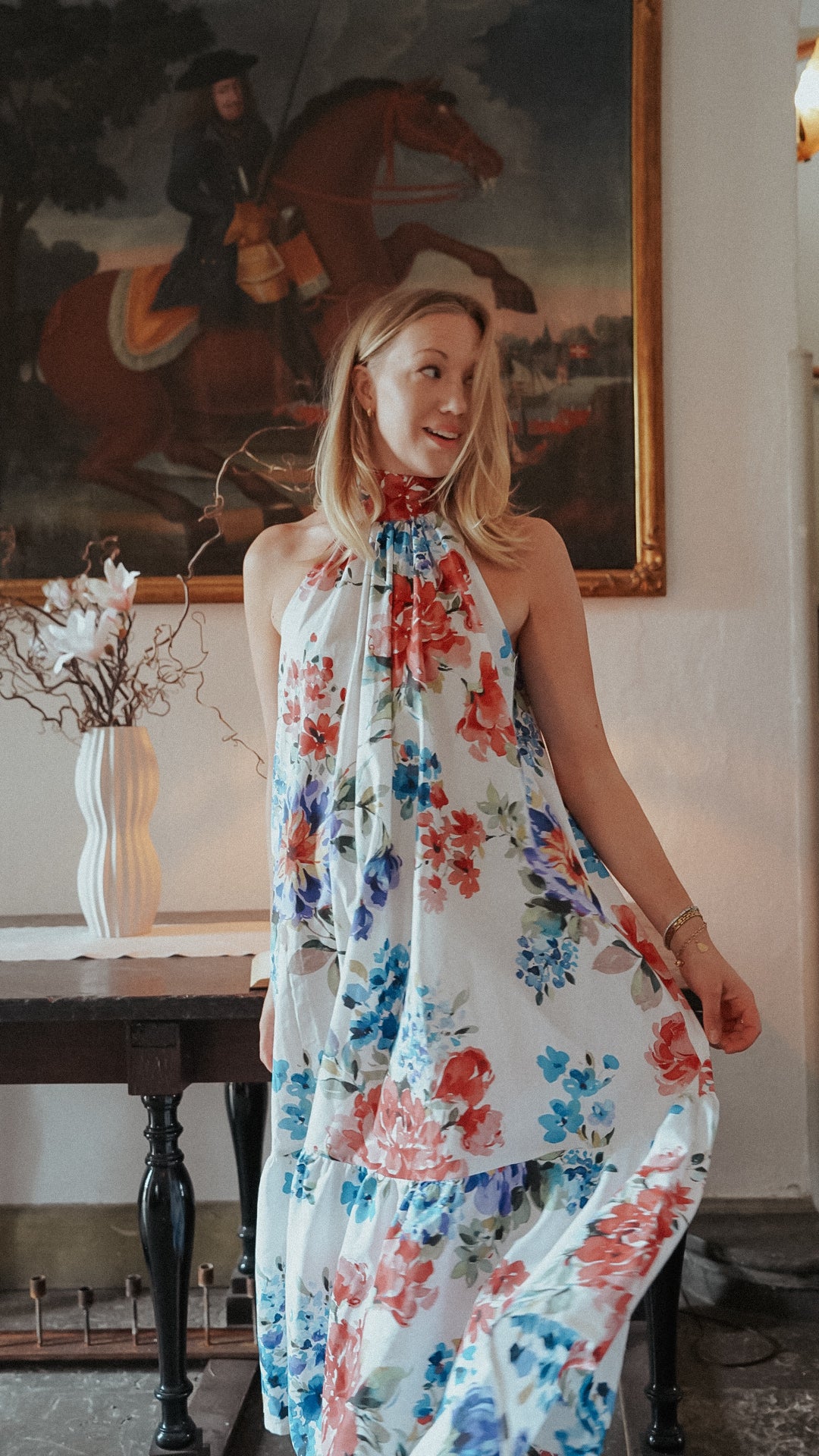 Sigrid midi-dress